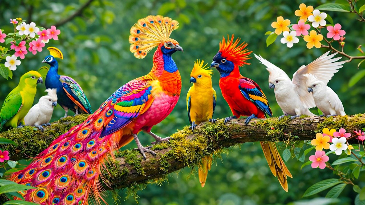 Unveil the Hidden Wonders of Wild Birds in a Spring Wonderland🌿 Nature Sounds for Deep Relaxation 🌸