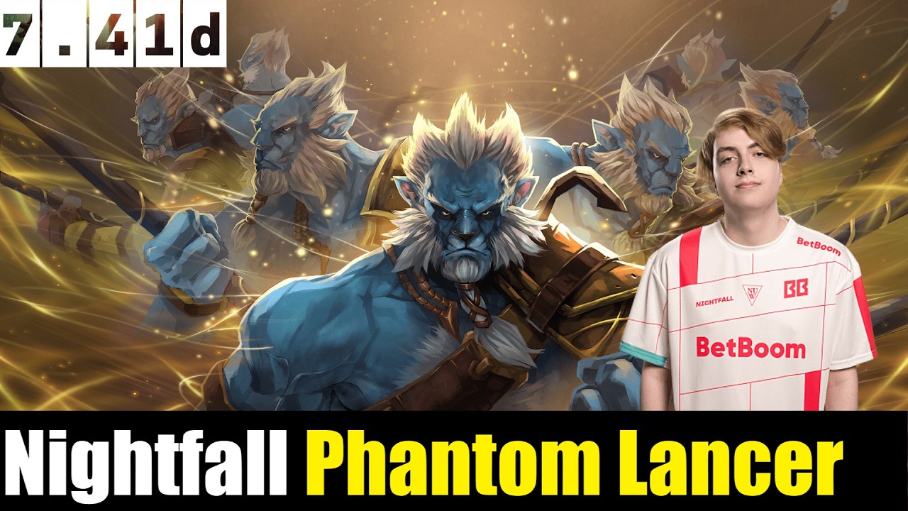 🤯 Nightfall [Phantom Lancer] HC 7.41d - DOTA 2 HIGHEST MMR #dota2   #dota2gameplay   #topmmr