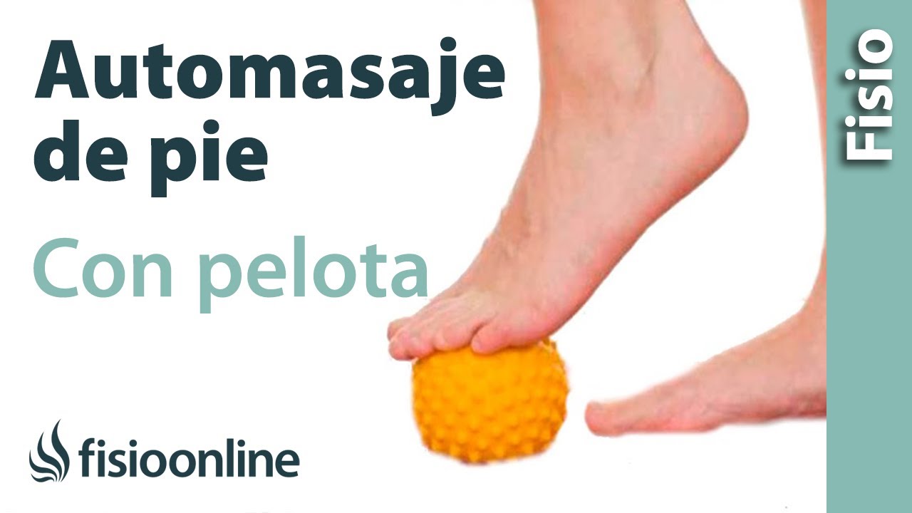 Automasaje de los pies con pelota