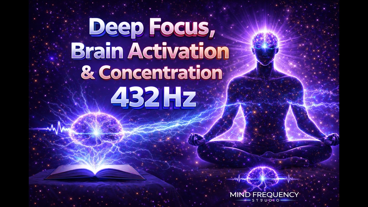 432Hz Deep Focus Music 🧠 Brain Activation & Concentration | Study, Work & Mental Clarity