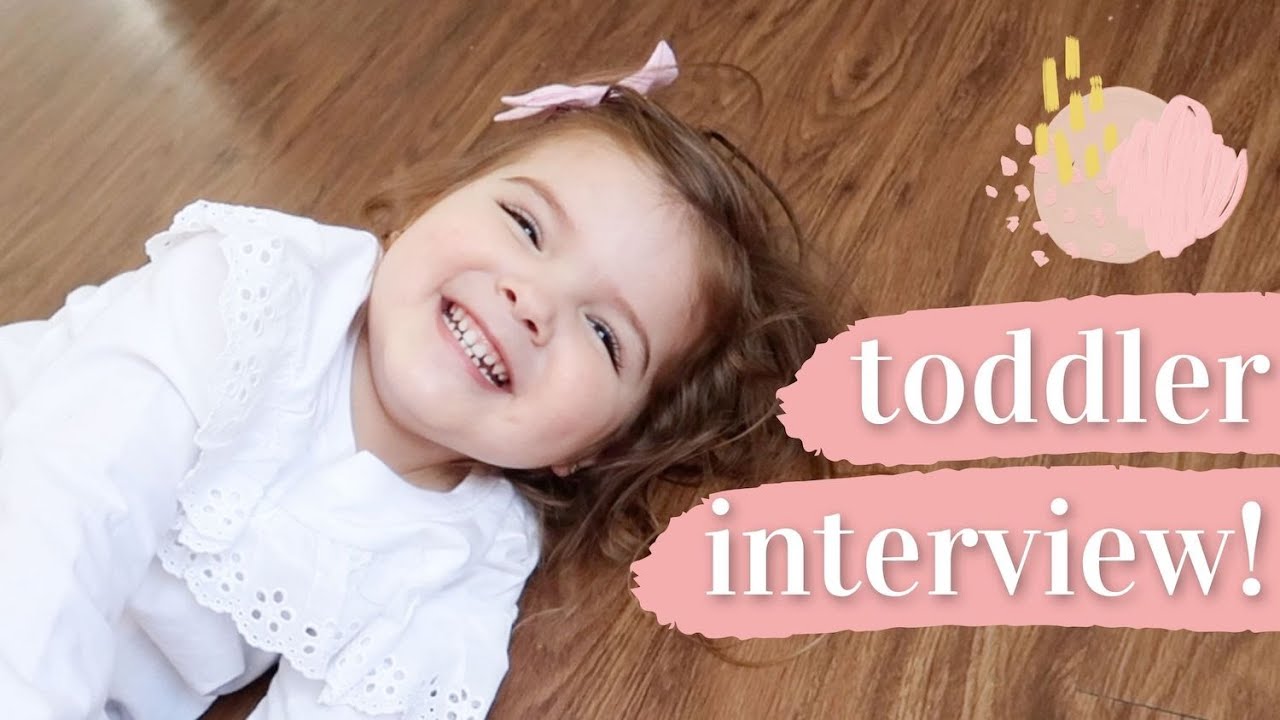INTERVIEWING MY 3 YEAR OLD 🤣 | TODDLER INTERVIEW WITH RILEY! | KAYLA BUELL