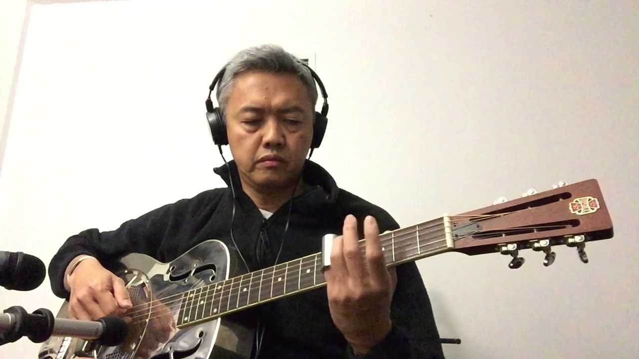 Amazing Grace on acoustic/resonator bottleneck/slide guitar