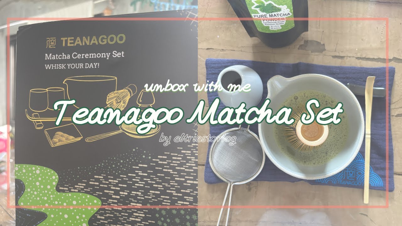Unbox & make Matcha with Me: Teanagoo Matcha Set 🍵