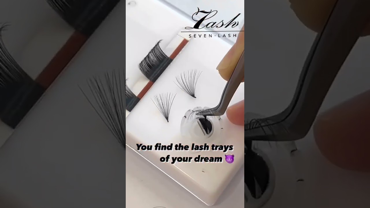 How to use mega volume lashes to bloom lash fans? Make lash fans own| lashes extensions tutorial