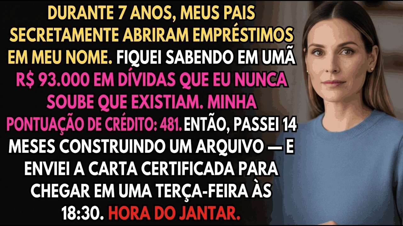 Meus Pais Pegaram $93K Em Empréstimos Com Minha Identidade—A Carta Fez Meu Pai Derrubar o Garfo