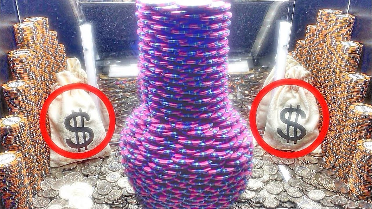 1 QUARTER CHALLENGE, $40,000,000.00 BUY IN, HIGH LIMIT COIN PUSHER! (RECORD WIN)