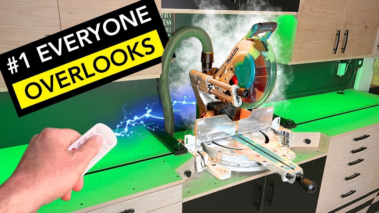 12 Genius Miter Saw Station Features For A 12-Inch Miter Saw