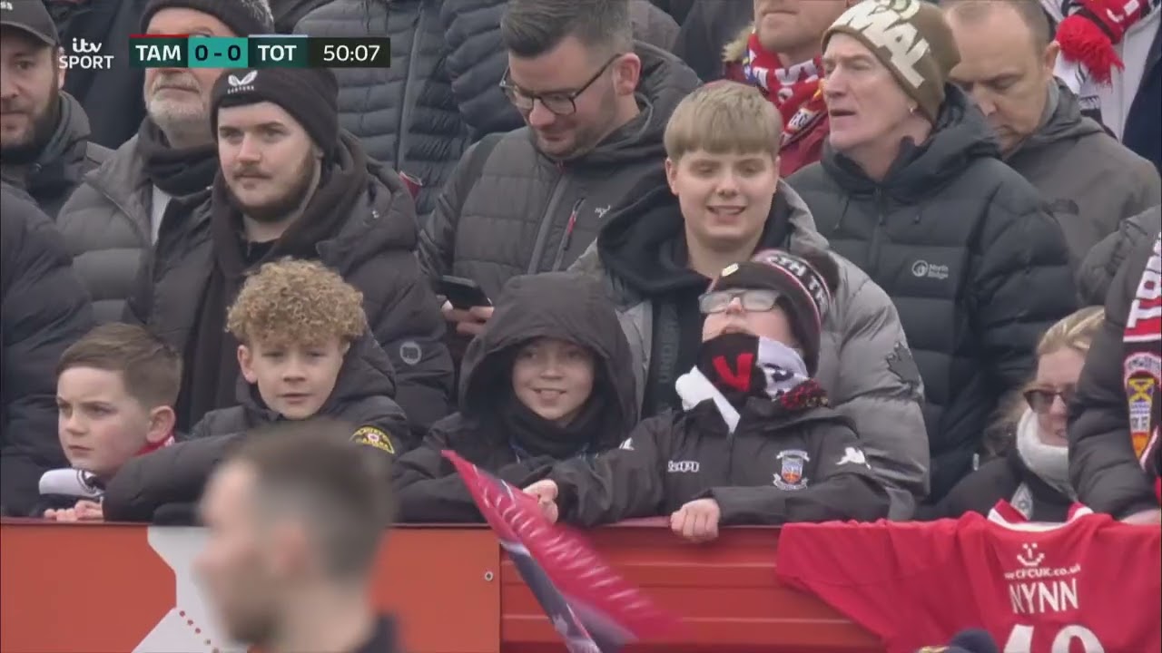 Emirates FA Cup 3rd Round Live: Tamworth Vs Tottenham Hotspur - 2nd Half - Sunday 12th January 2025