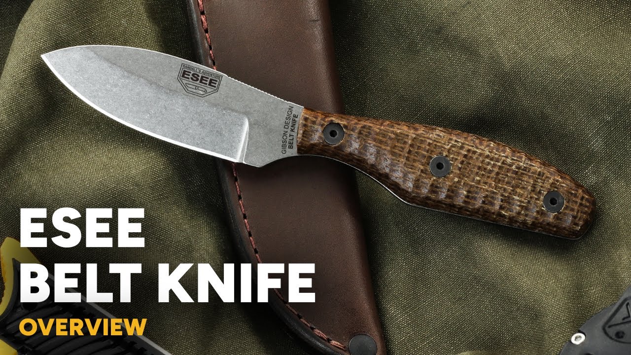 ESEE Belt Knife - MagnaCut EDC Fixed Blade Overview