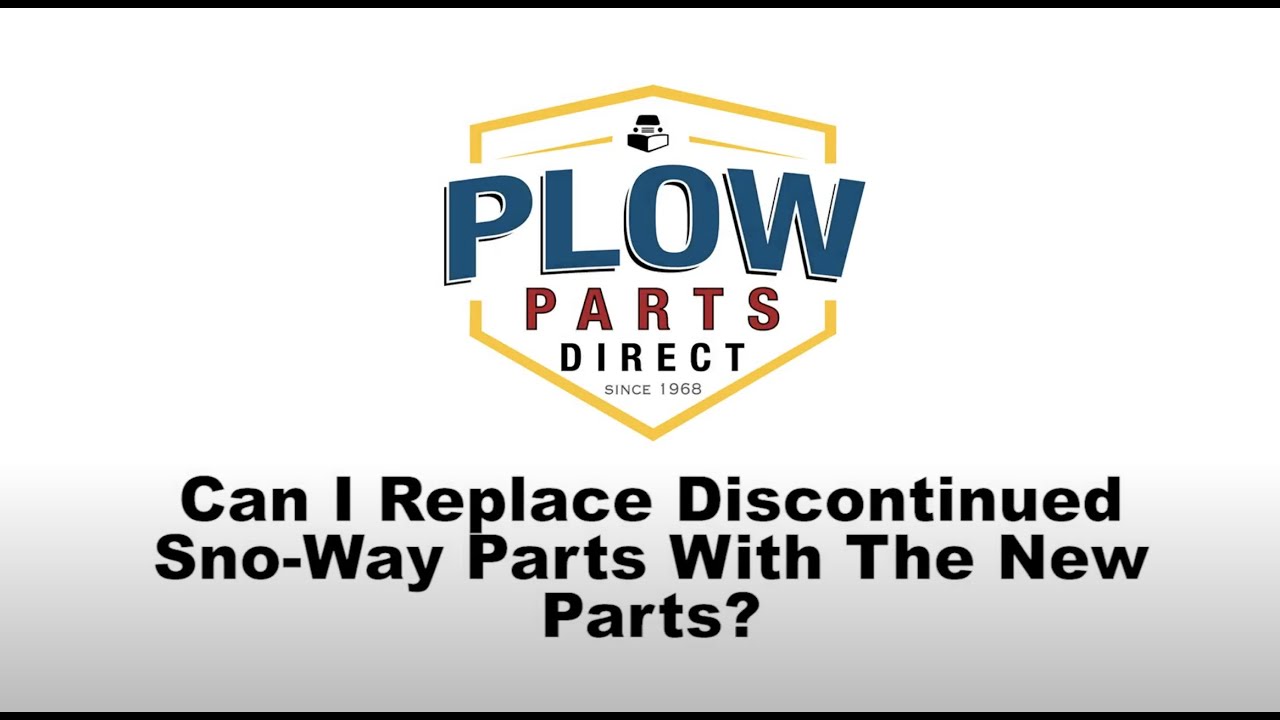 Can I Replace Discontinued Sno-Way Parts With The New Parts?