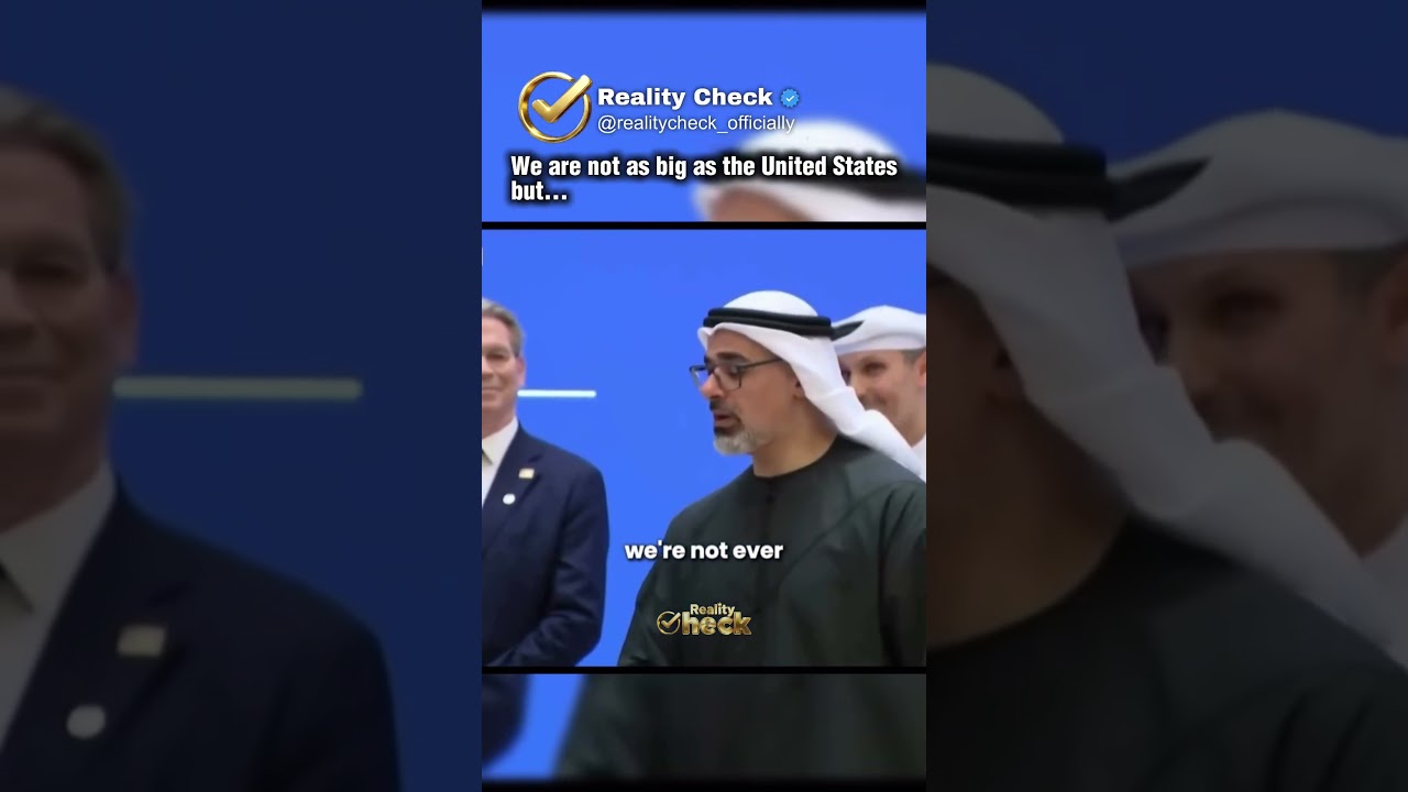 We are not as big as the USA ! #Trump #UAE #geopolitics