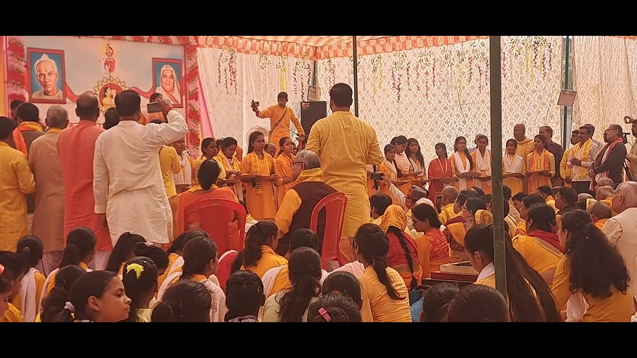 सुल्तानपुर मे १३-१७ दिसम्बर मे होने प्रांतीय कन्या कौशल शिविर का भूमिपूजन कार्यक्रम मे पुर्णिमा ने..