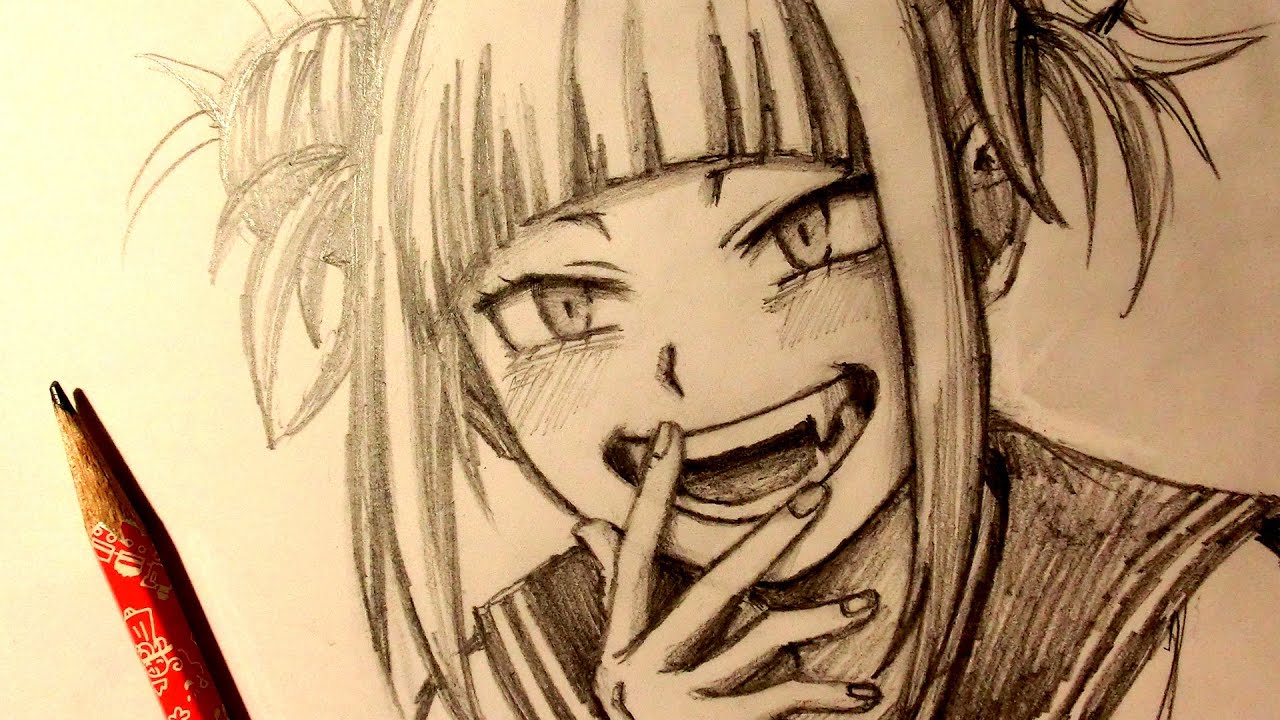 ASMR | Pencil Drawing 152 | Himiko Toga (Request)