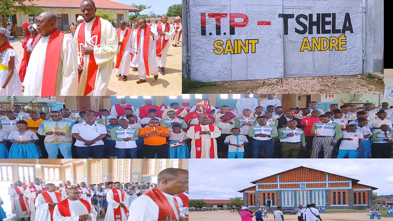 MESSE DU JUBILE DE DIAMANT DE L'I.T.P. TSHELA St ANDRE AU MAYOMBE RDC KONGO CENTRAL