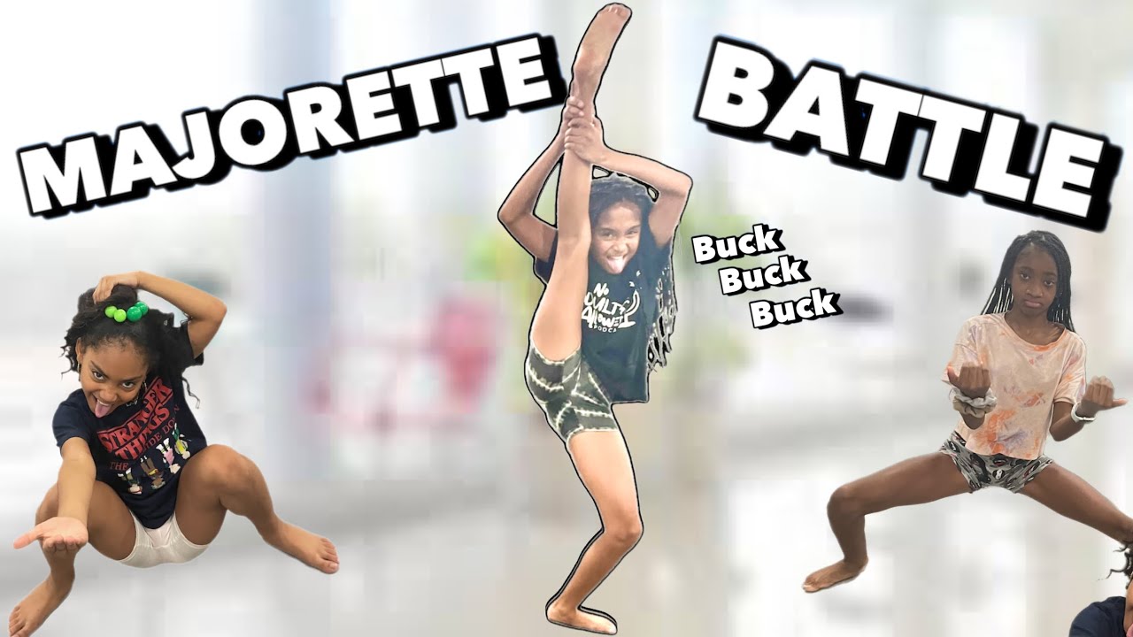 Majorette Battle w/ Lani and Cass | Who Won!! #Majorette #Buck #Trending