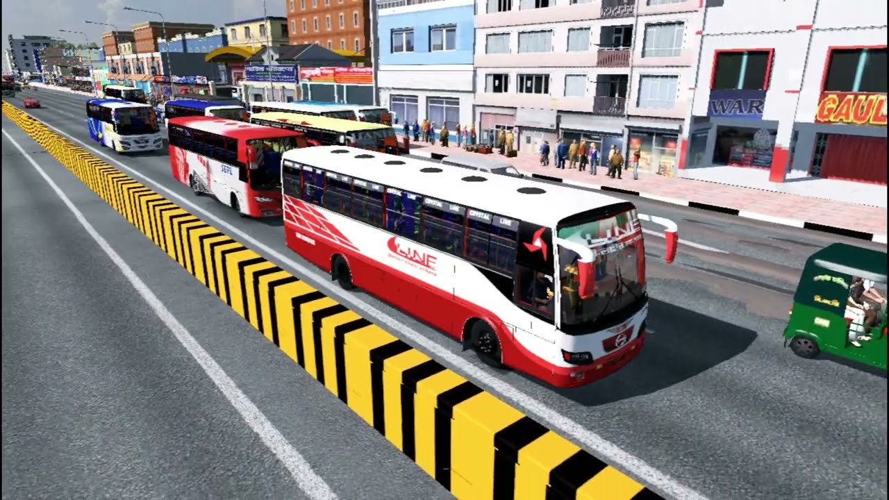 ETS2 | BD Next Gen Map | Pabna to Dhaka Journey With C LINE Paribahan | Best Moments |