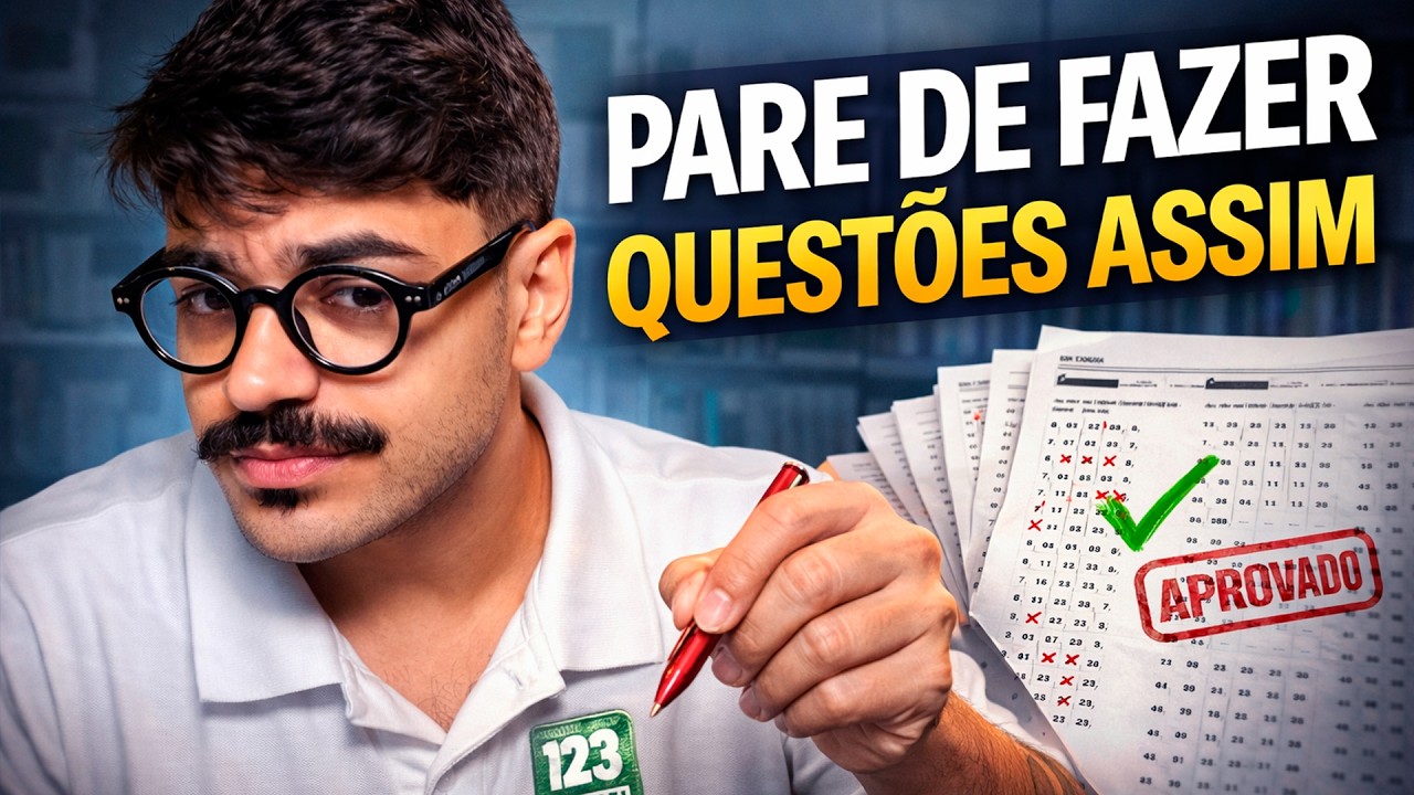 Fiz 25 MIL QUESTÕES de Concurso DESSE JEITO