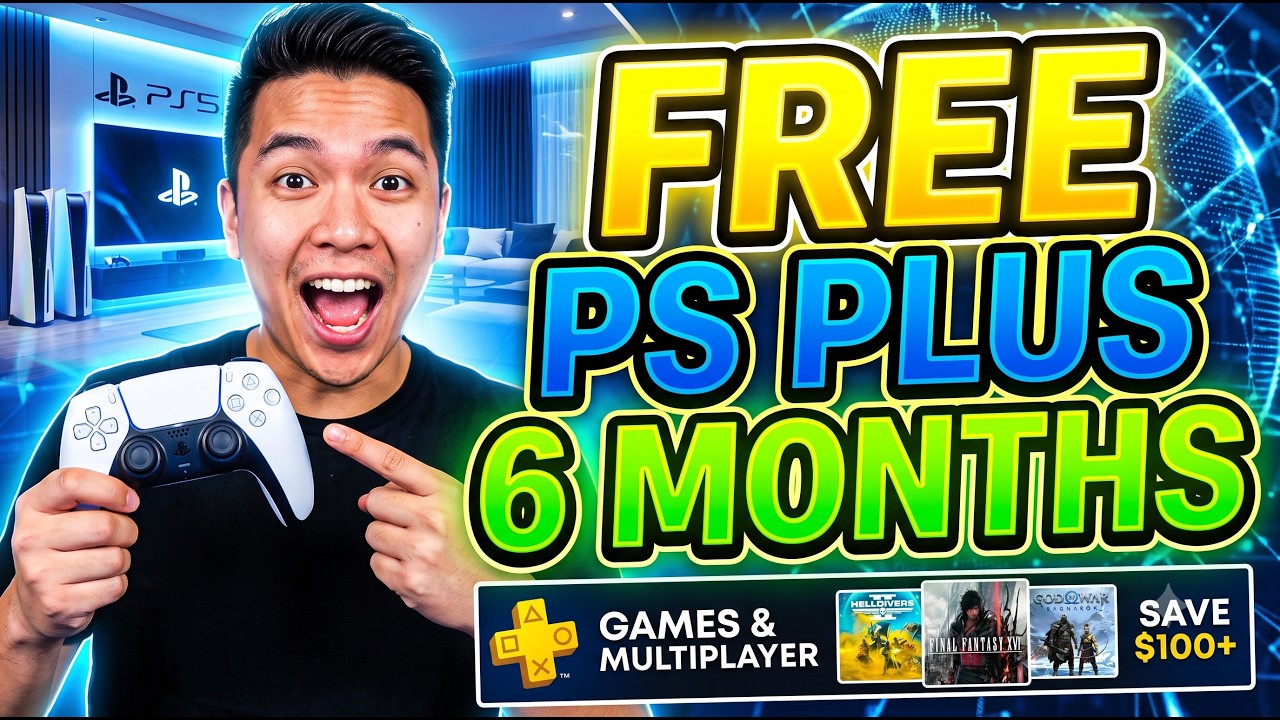 FREE PS Plus - How to get FREE PlayStation Plus CODES in 2026 PS4, PS5 NO TRIAL