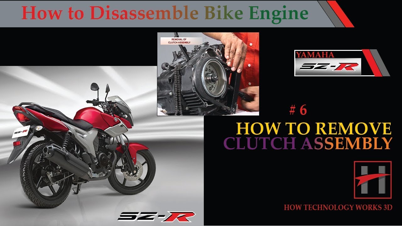 How to Remove Clutch Assembly from Yamaha SZ R Engine