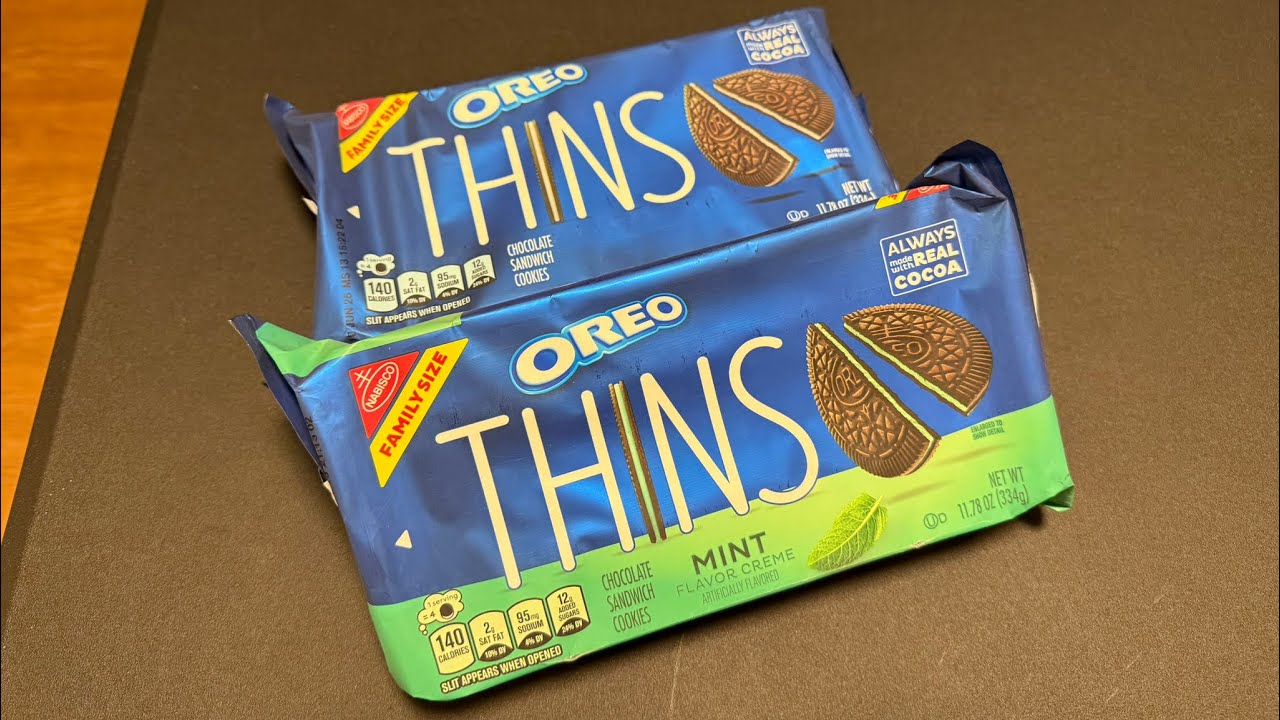 Обзор печенья Oreo Thins и Mint Thins + бонус