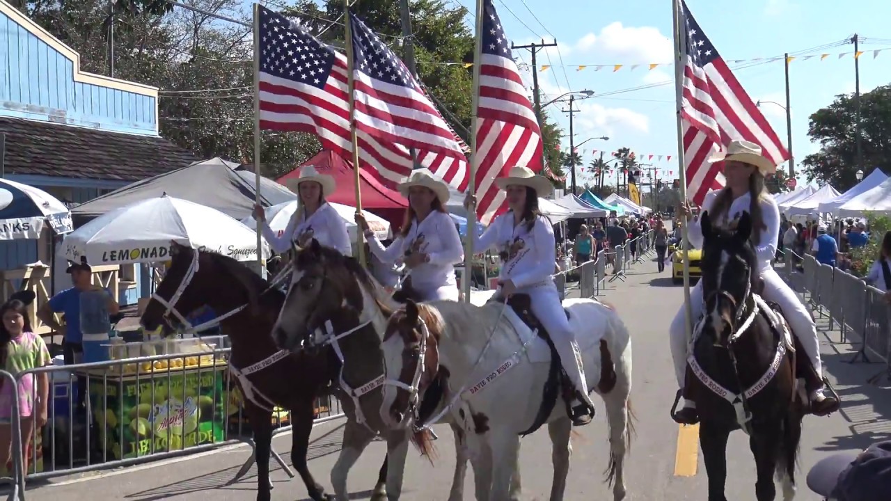 Parade 80th Annual ORANGE BLOSSOM FESTIVAL Davie, FL FEB, 2017v52 UHD (4K)