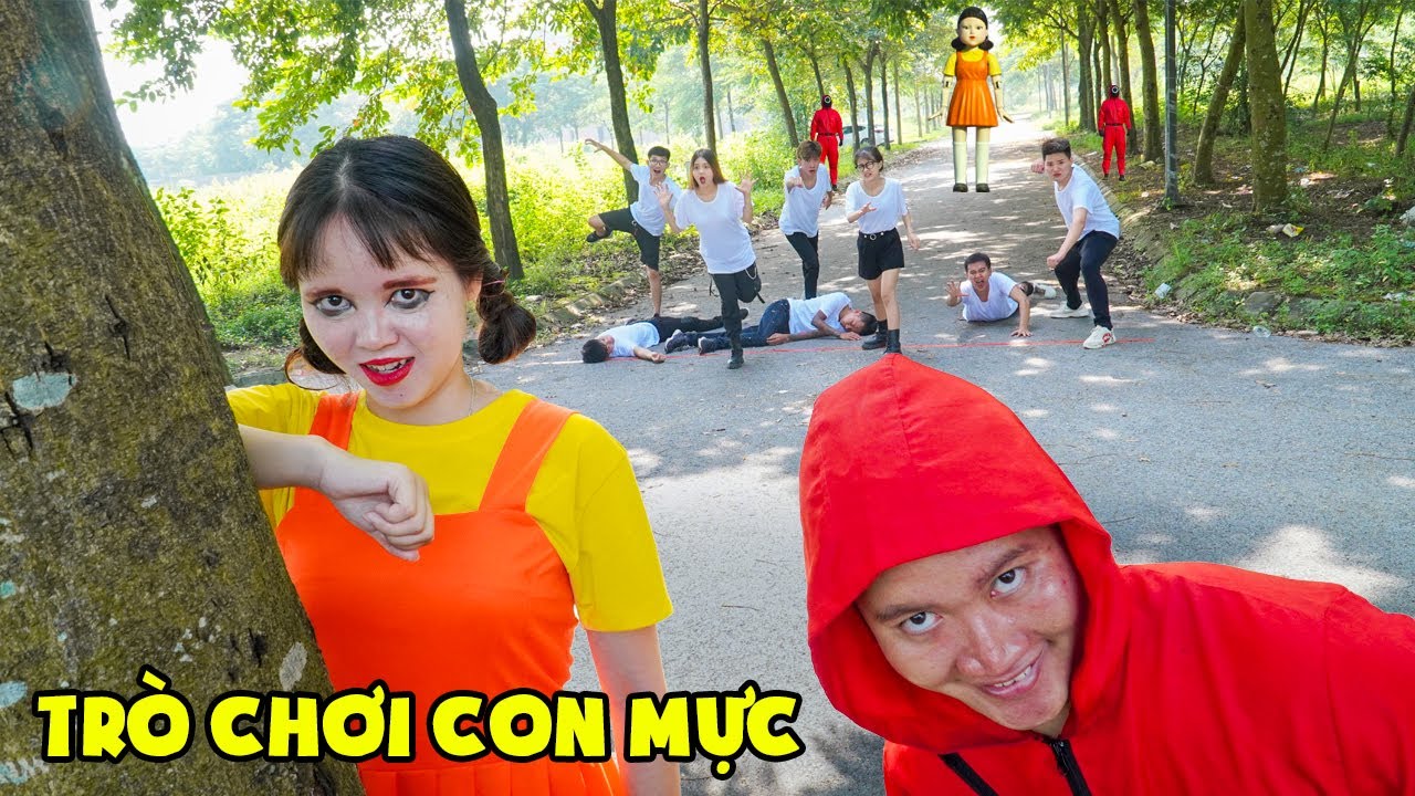 Thử Thách Trò Chơi Con Mực - SQUID GAME 2021 | Dũng Chuối