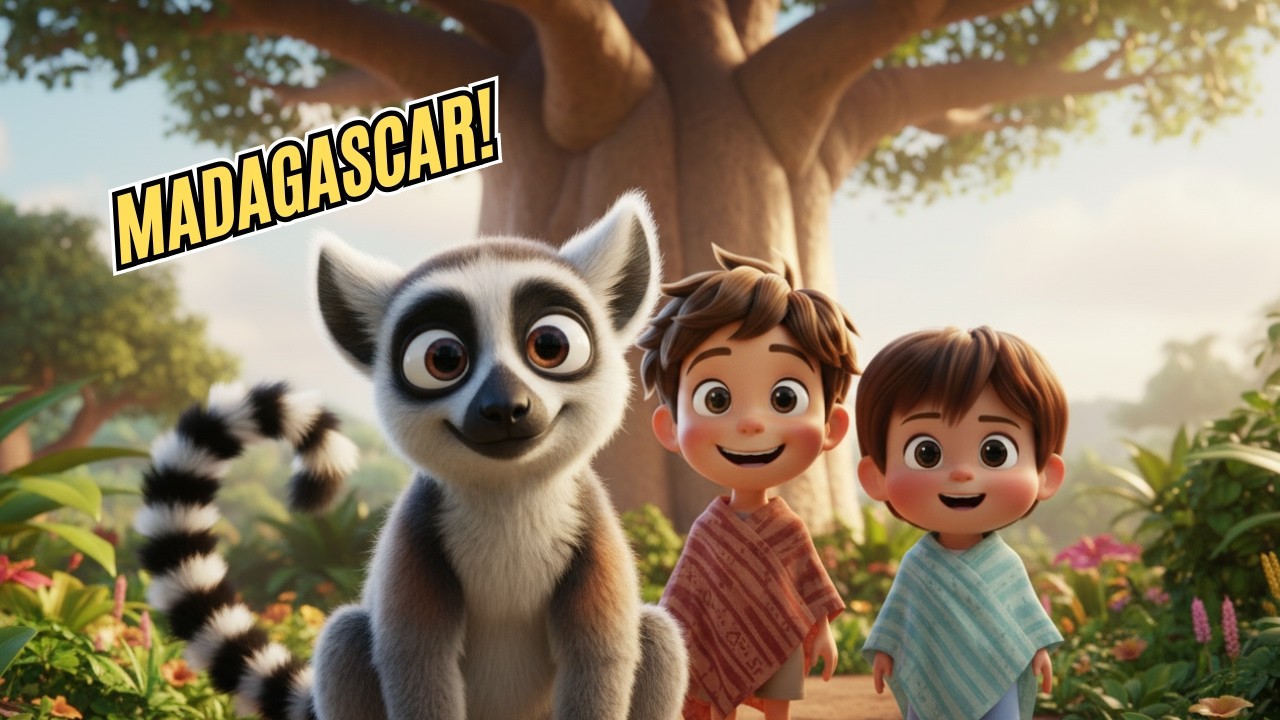 Madagascar é Real? 🦎🦁 Animais e Lugares Surpreendentes!