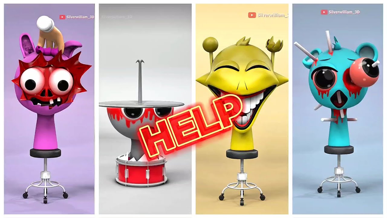 HELP😱 The Weirdest Creepy 3D Characters You’ve Ever Seen 😱 creepy 3d animation#Creepy3D#FunnyCreepy