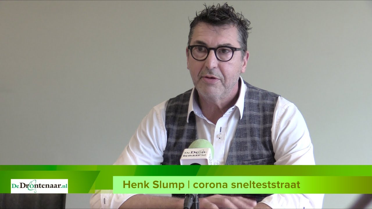 Henk Slump opent corona-snelteststraat aan de Noorderbaan in Biddinghuizen