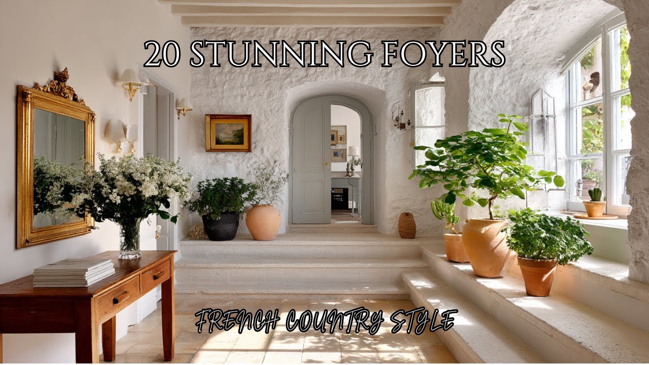 How Joanna Gaines Designs French Farmhouse Foyers