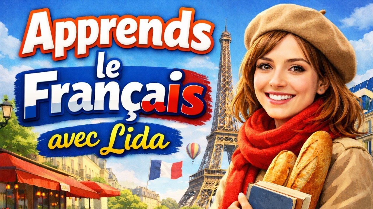 Learn French Through Story for Beginners (A1) 🇫🇷 | Easy French Story | Lida's New Life in France