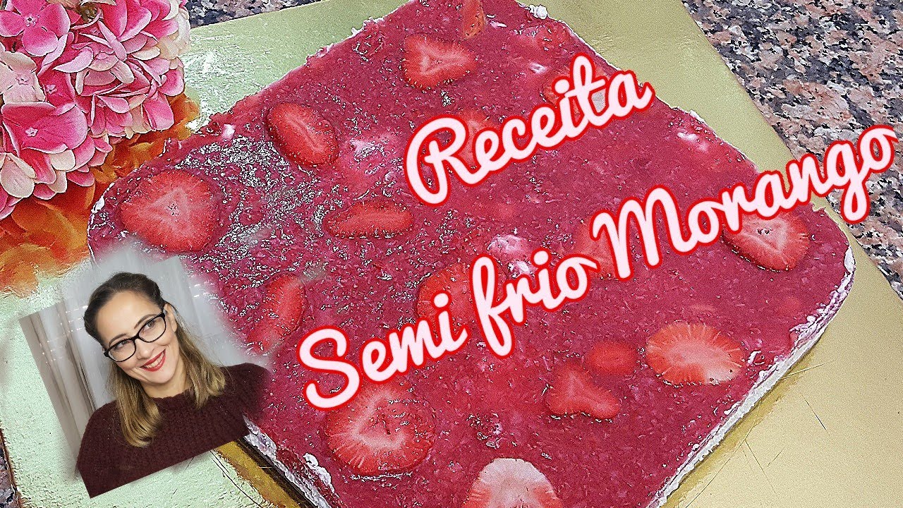 Receita SemiFrio de Morango