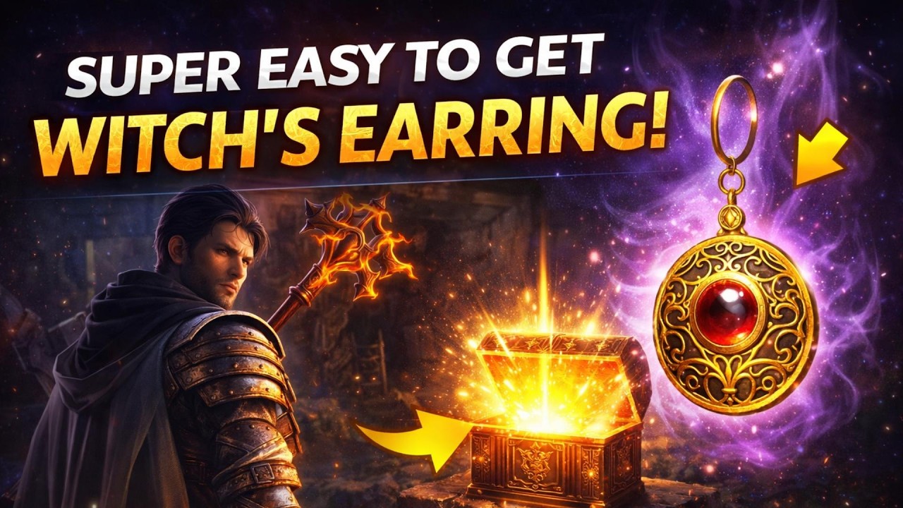 SUPER EASY WITCH&rsquo;S EARRING &mdash; DON&rsquo;T MISS THIS SECRET ITEM 🔥 | Crimson Desert