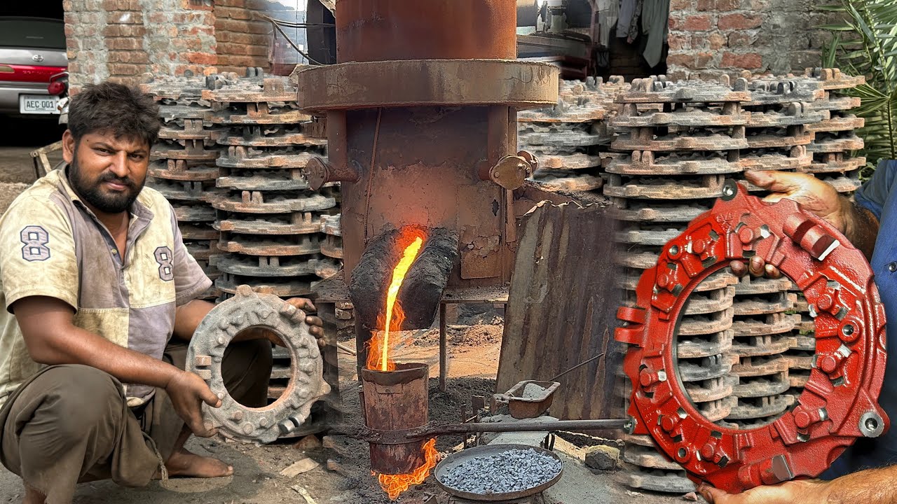 How Belarus Tractor Clutch Plate are Made | Casting | Process of Making Belarus Tractor Clutch Plate