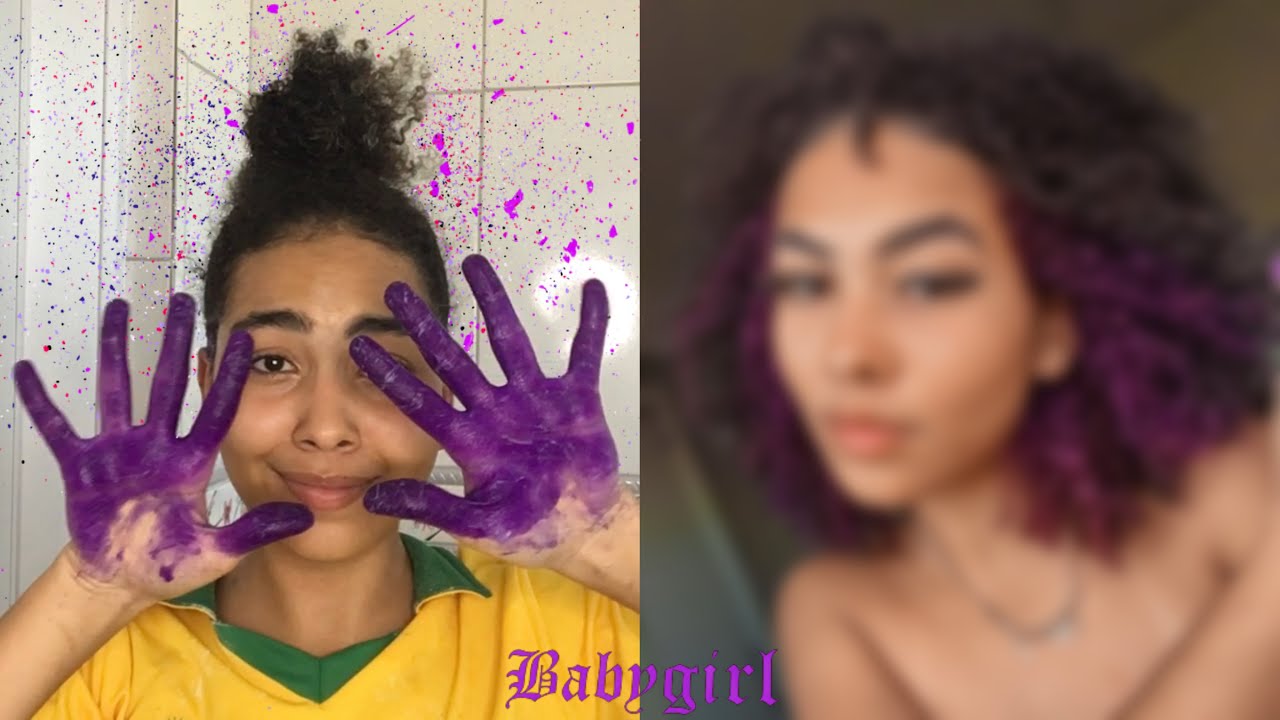 DESCOLORI E PINTEI MEU CABELO SOZINHA EM CASA
