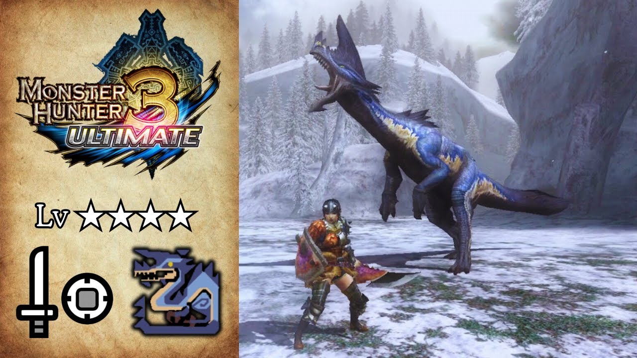 MH3U | Leader of the Icepack | Great Baggi | Sword and Shield