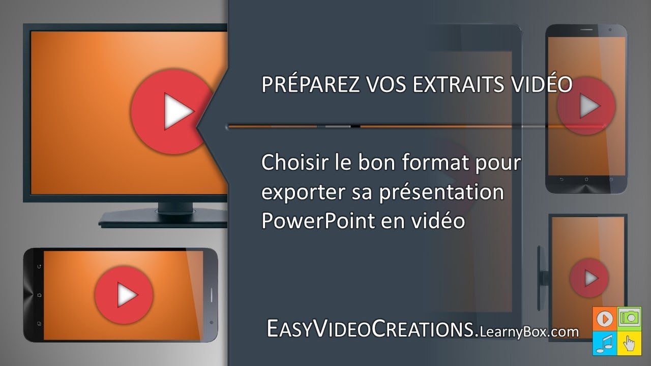 Choisir le bon format pour exporter sa présentation PowerPoint en vidéo