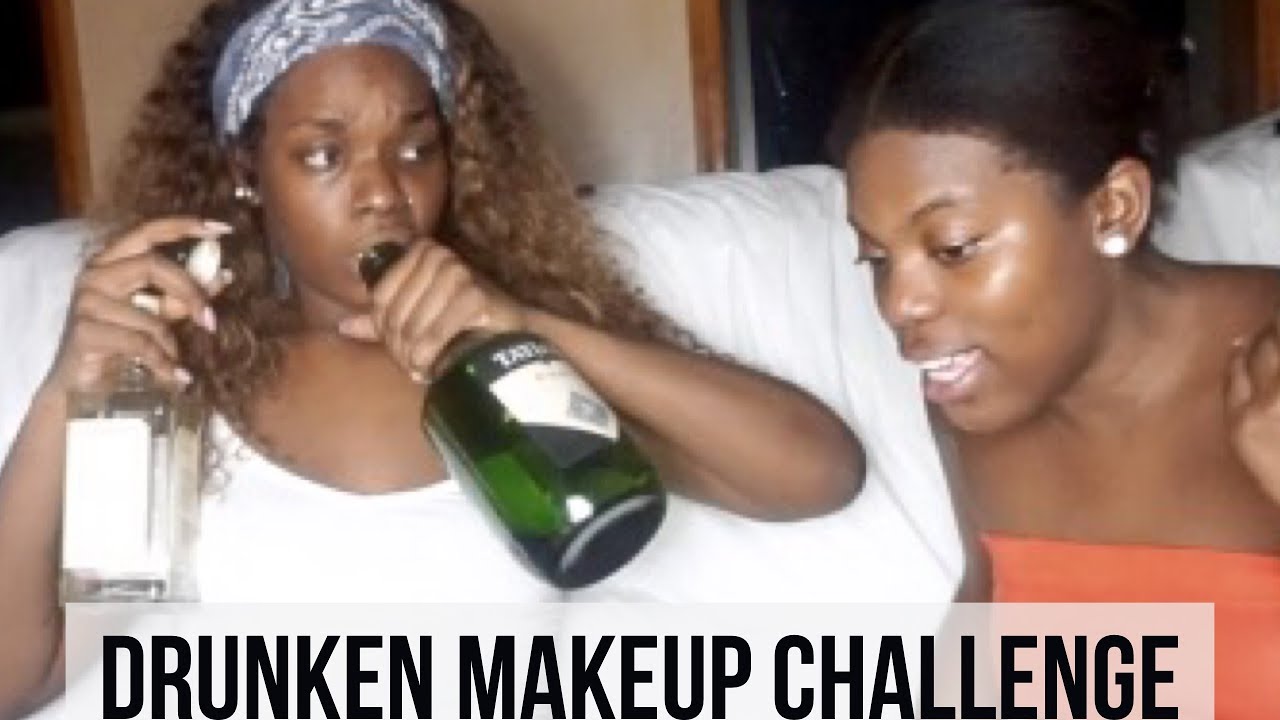 5 MIN Drunk Makeup Challenge (GONE WRONG...Alchohol Poison?!)