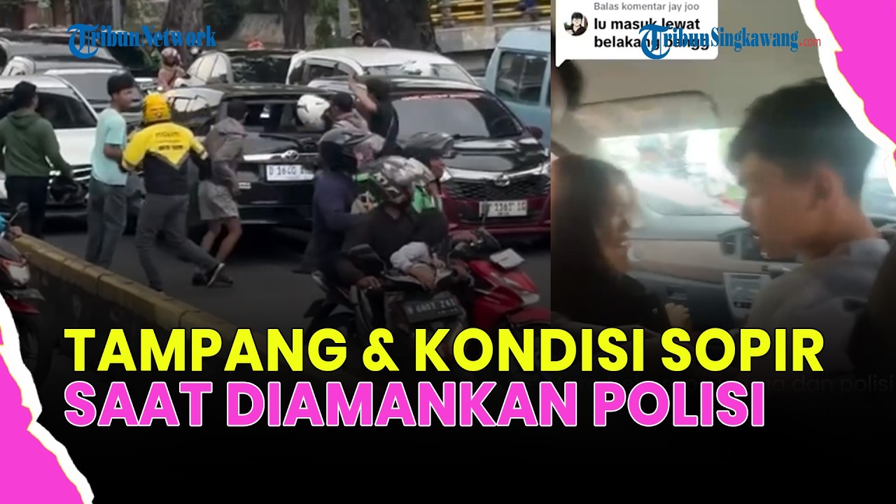 🔴TAMPANG SOPIR MOBIL LAWAN ARUS YANG DIAMUK MASSA DI JAKPUS