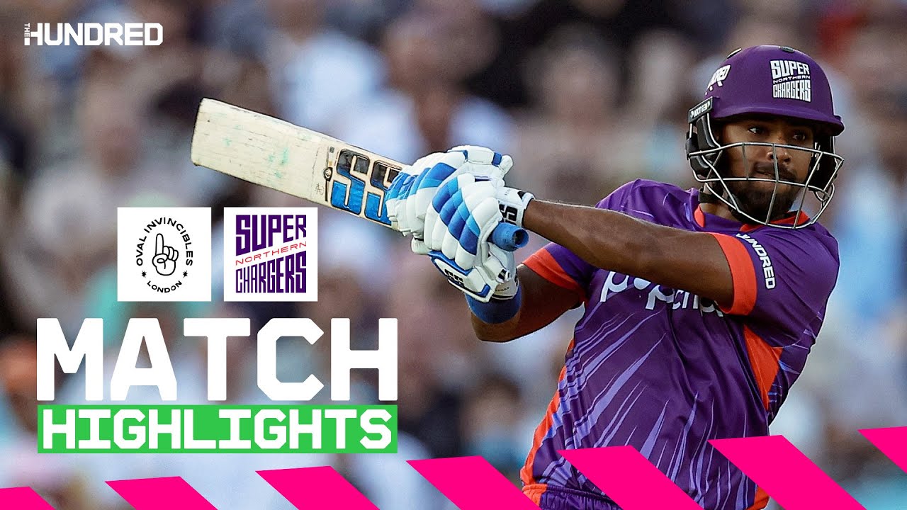 Pooran POWER and Santner SCREAMER 😱 | Oval Invincibles v Northern Superchargers Highlights
