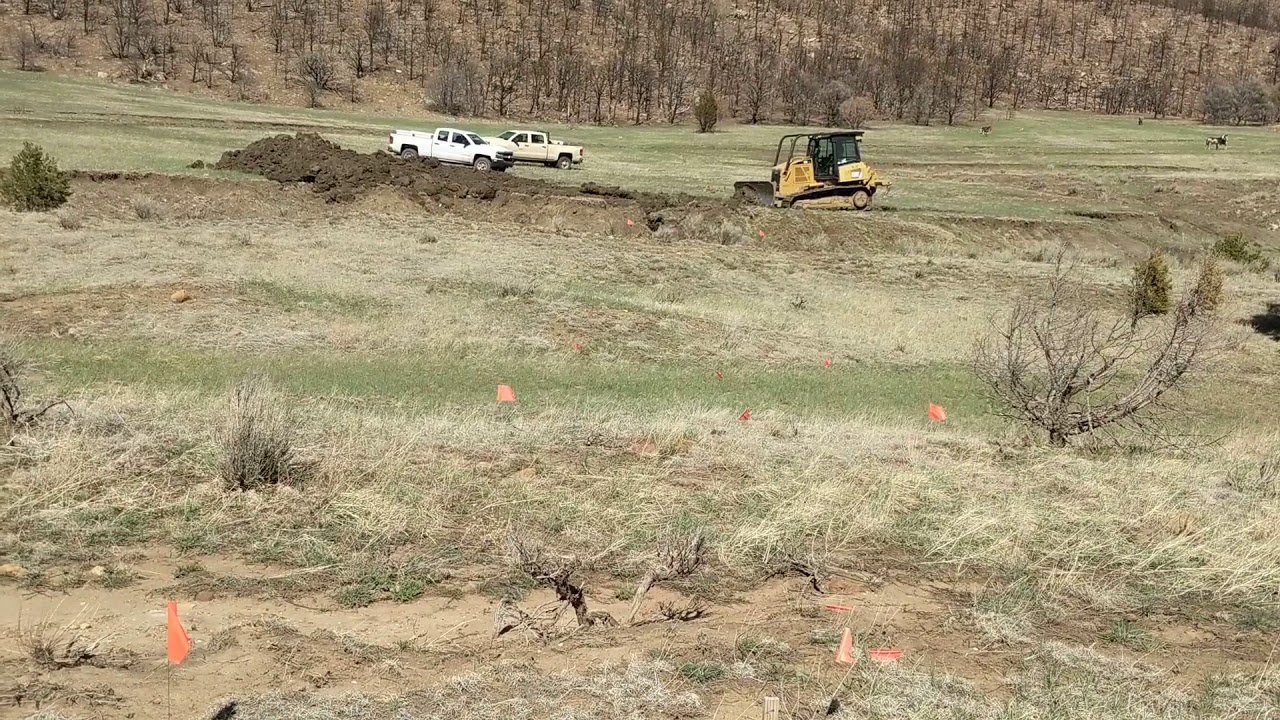 Core Trench Embankment Pond Video 2
