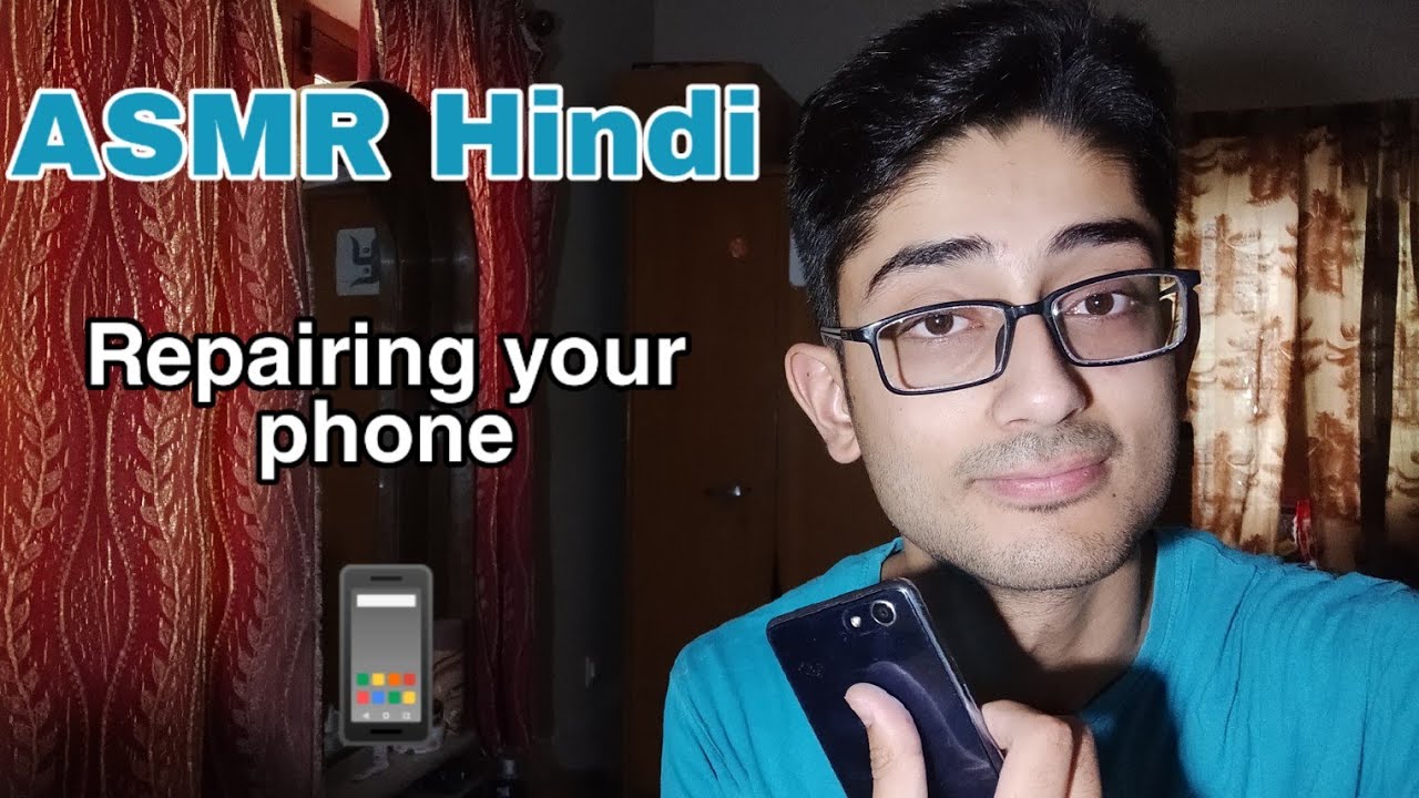 ASMR Hindi Roleplay 📱 Repairing your Phone • Keyboard, Tapping, Soft Male Voice