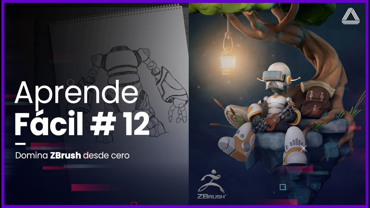 Iniciando proyecto Robot💥ZBrush💥 para principiantes ::: 12