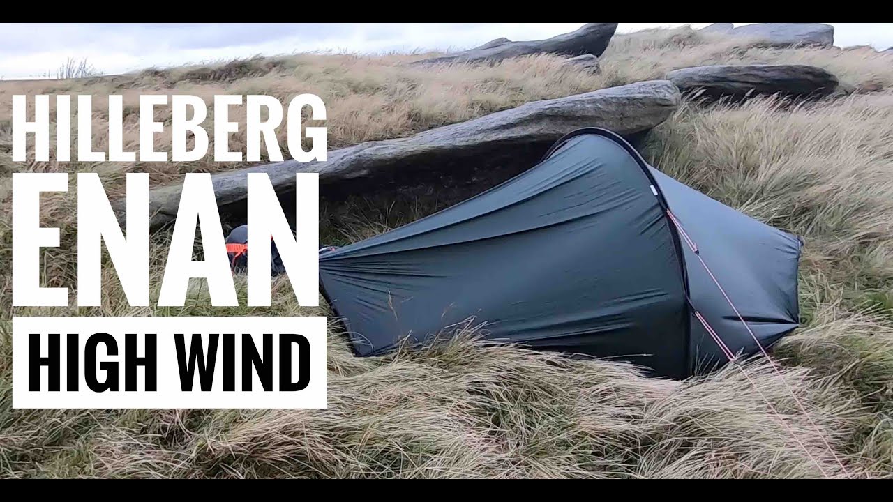 Hilleberg Enan in high winds | Peak District Wild Camp | Chinese Wall