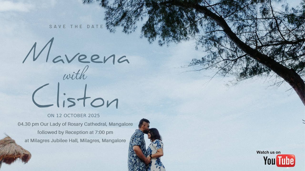 MAVEENA WITH CLISTON || WEDDING CEREMONY || LIVE STREAMING || 12 OCT 2025