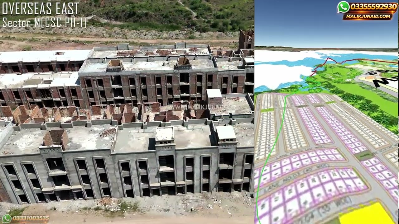 Overseas East Sector M Villa Apartments | Sewerage Line & Streets Update | Capital Smart City