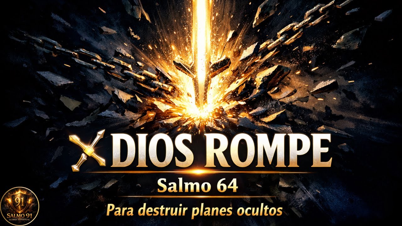 ⚔️ DIOS ROMPE | Salmo 64 Para destruir planes ocultos