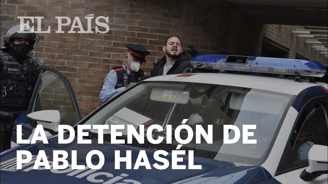 El rapero PABLO HASÉL es DETENIDO