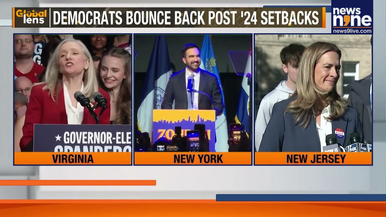US Elections 2025: Democrats Score Early Wins in NJ, VA & NYC | Road to 2026 Begins | News9