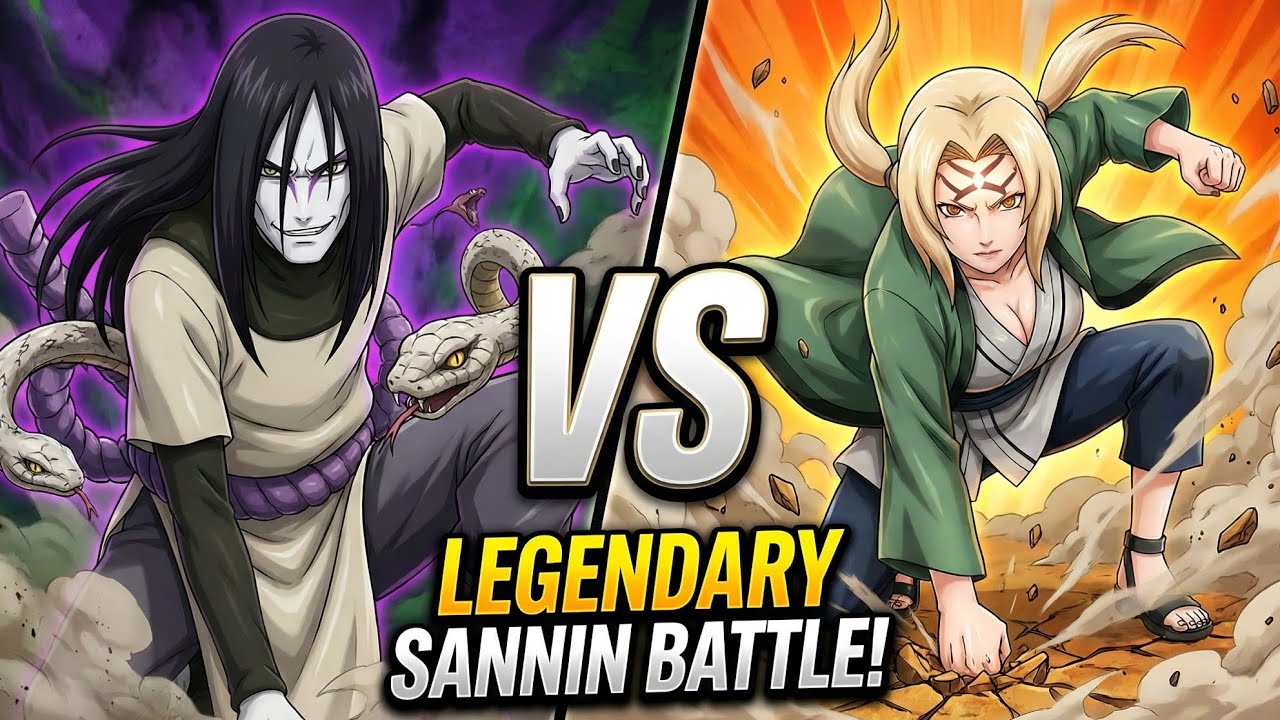 Orochimaru vs Lady Tsunade | Who Wins? | Sannin Battle Full Power (Hindi)